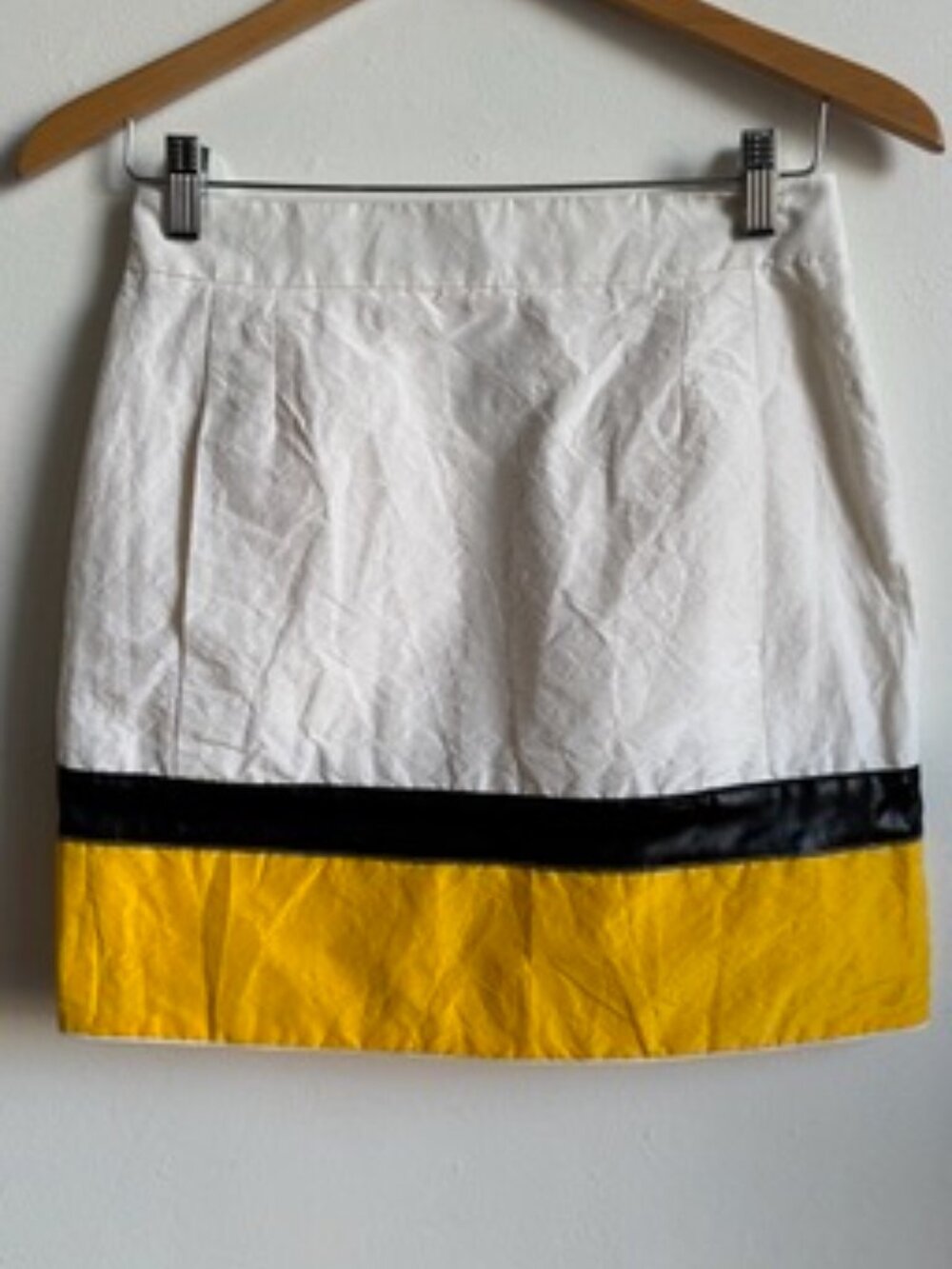 BALENCIAGA PARIS Colorblock Mini Skirt